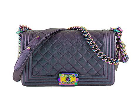 chanel iridescent boy bag|Chanel boys bags worth money.